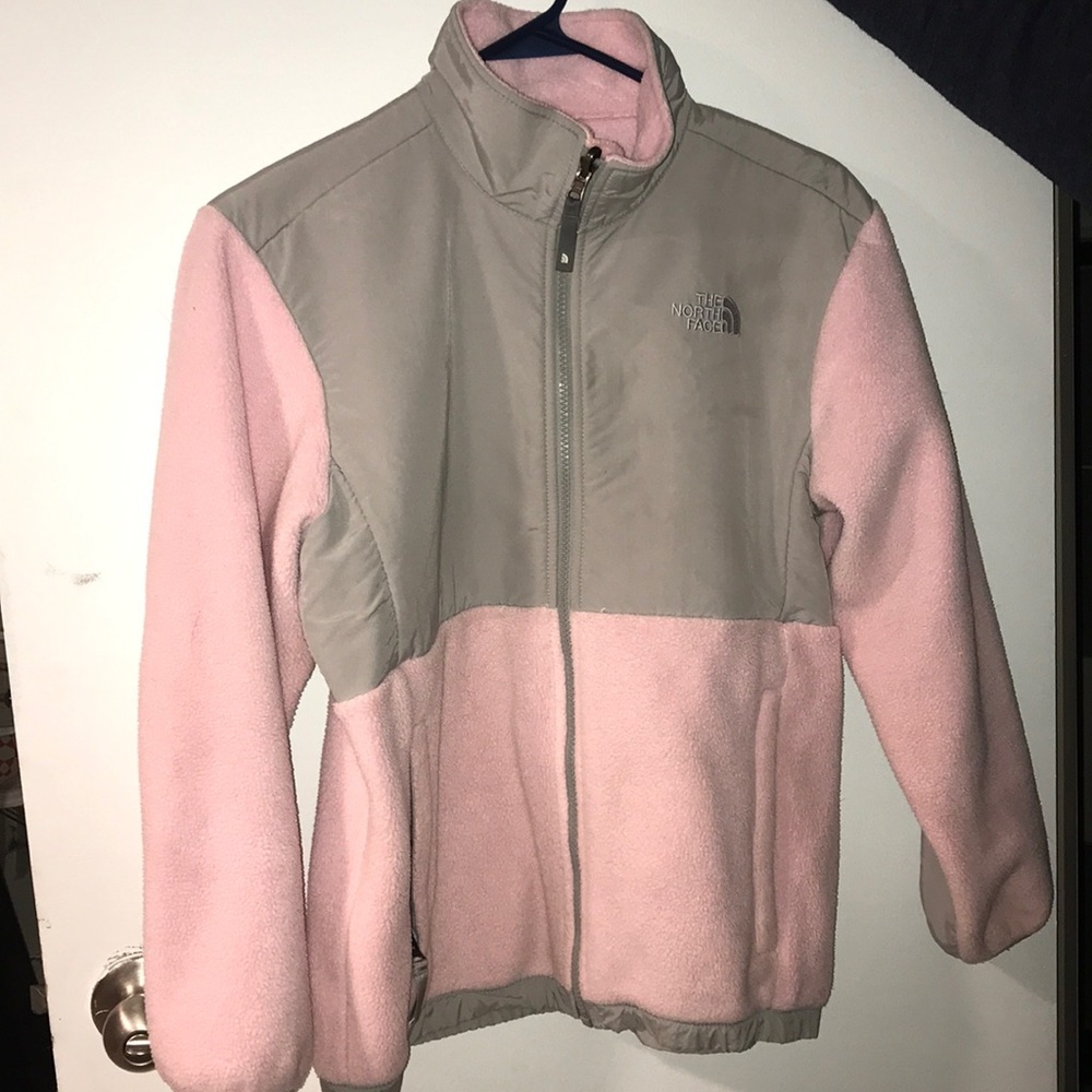 Pink north face fleece